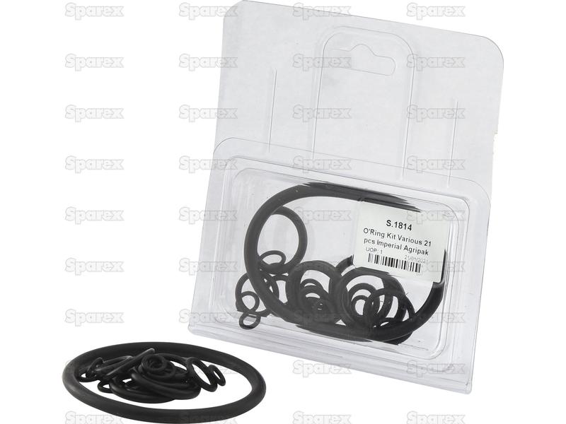 O Ring Kit Various 21 pcs Agripak-S.1814-1783