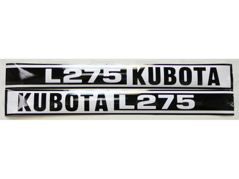 Decal - Kubota L275-S.23094-2352