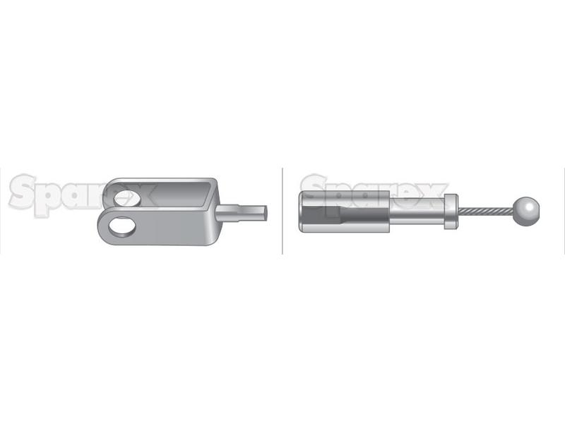 Throttle Cable - Length: 260mm, Outer cable length: 240mm.-S.41842-4721