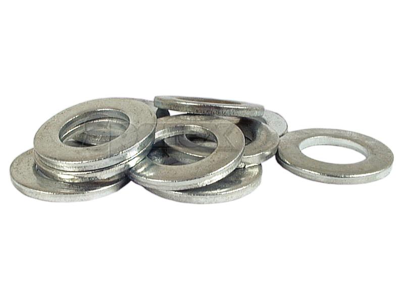 Flat Washer, ID: 16mm, OD: 30mm, Thickness: 3mm (Din 125A)-S.4979-5707