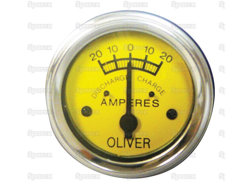 Ammeter, Yellow Face, 20 Amp-S.53145-5945