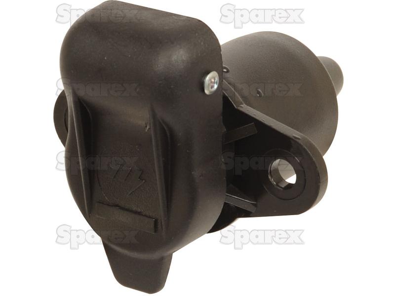 3 Pin Auxiliary Socket, Fixing: 2 Bolts, Female pin (Plastic)-S.56375-6172