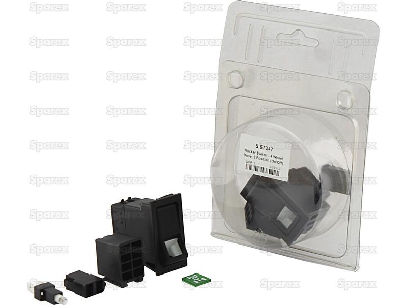 Rocker Switch - 4 Wheel Drive, 2 Position (On/Off)-S.57347-6288