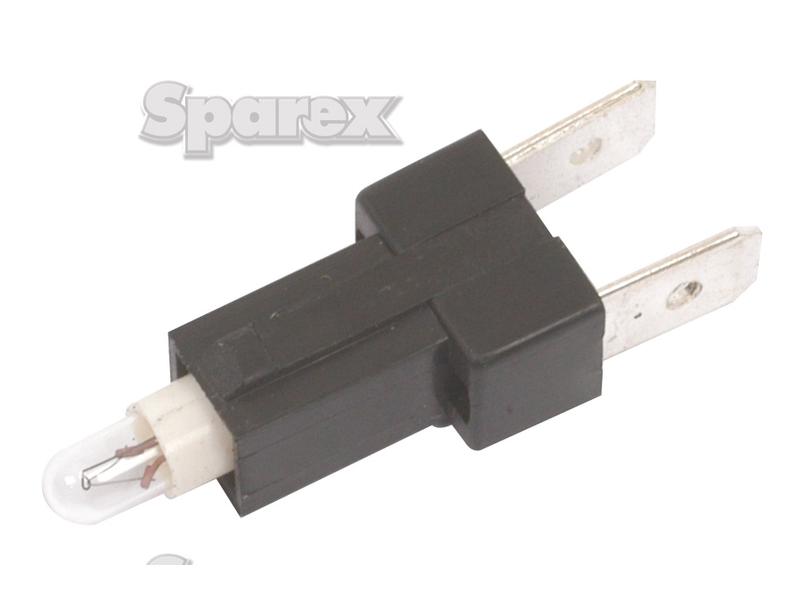 Rocker Switch Bulb and Socket - Universal Fitting, 12mm x 12mm-S.10496-12465