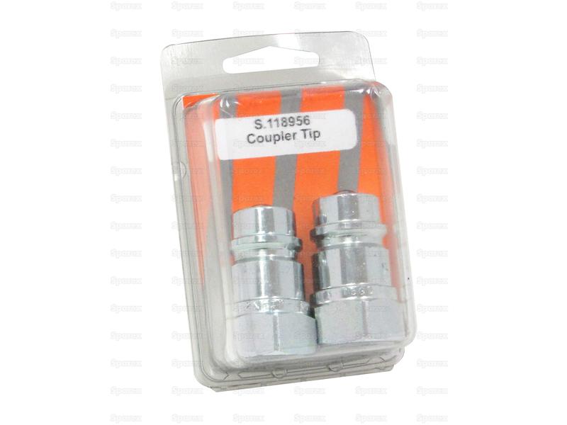 Faster Quick Release Hydraulic Coupling Male 1/2'' Body x 1/2'' NPT Female Thread (Agripak 2 pcs.)-S.118956-13206