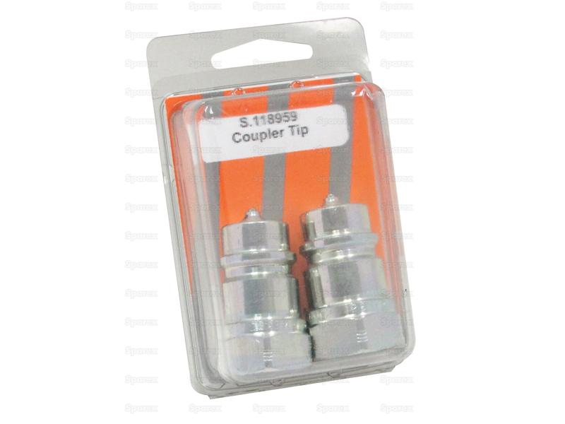 Faster Quick Release Hydraulic Coupling Male 1/2'' Body x 3/4'' SAE Female Thread (Agripak 2 pcs.)-S.118959-13209