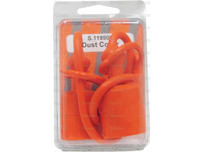 Faster Dust Cap Orange PVC Fits 1/2'' Male Coupling TF12A (Agripak 2 pcs.)-S.119909-13312