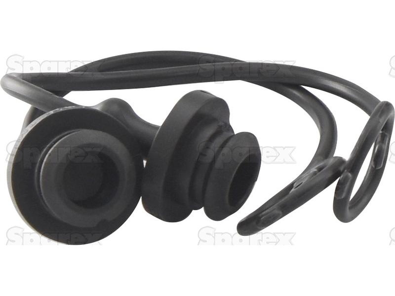 Faster Dust Cap Black PVC Fits 1/2'' Female Coupling TM12LN (Agripak 2 pcs.)-S.119914-13318