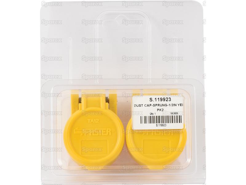 Faster Dust Cap 1/2'' Yellow Fits Female Coupling - TA Series TA12G (2 pcs. Agripak)-S.119923-13328