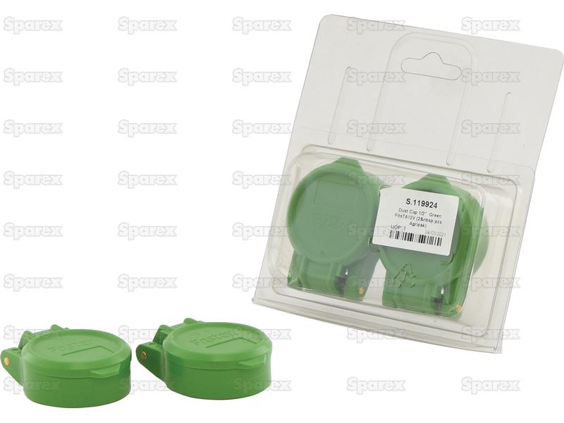 Faster Dust Cap 1/2'' Green FitsTA12V (2 pcs. Agripak)-S.119924-13329