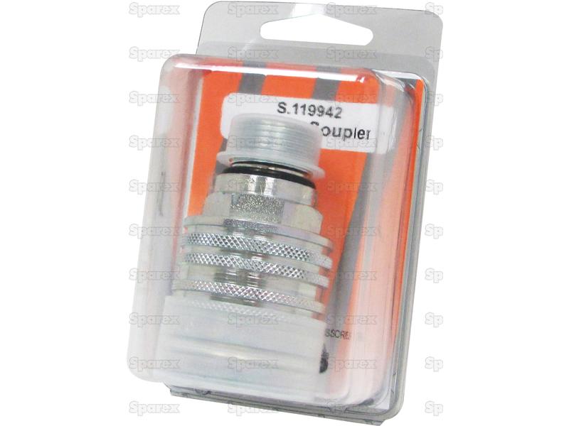 Faster Quick Release Hydraulic Couplings Female 1/2'' Body x M22 x 1.50 Metric Male Thread (Agripak 1 pc.)-S.119942-13334