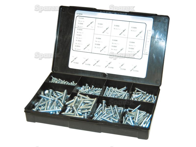 Self-Taping Pan Head Screw, Size: No.4 - No.8 x 3/4 - 1 3/4'' (Din 7971)-S.12214-13425