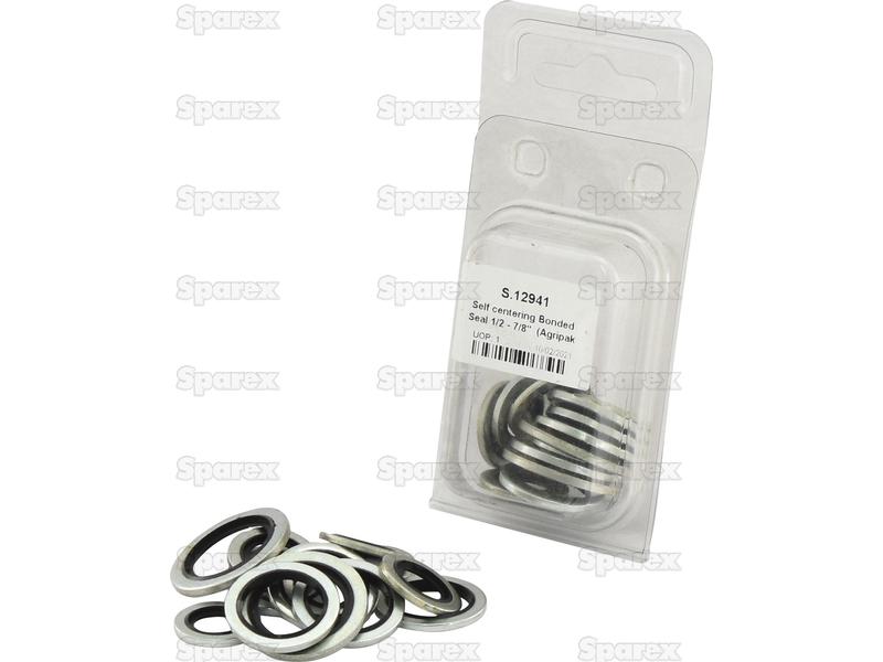 Self centering Bonded Seal 1/2 - 7/8'' (Agripak 14 pcs.)-S.12941-13816