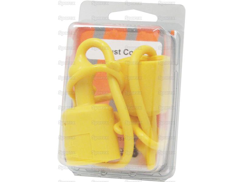 Faster Dust Cap Yellow PVC Fits 3/8''TF38G (Agripak 2  pcs.)-S.147854-14301
