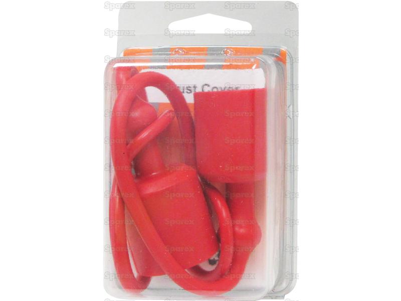 Faster Dust Cap Red PVC Fits 3/8''TF38R (Agripak 2  pcs.)-S.147855-14302