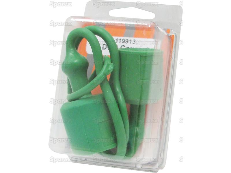 Faster Dust Cap Green PVC Fits 3/8''TF38V (Agripak 2  pcs.)-S.147856-14303