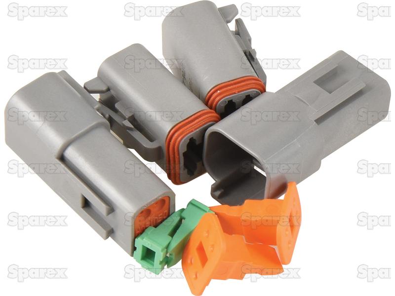Deutsch DT Connector 4 Pole 4 pcs. (Bag)-S.153144-14433