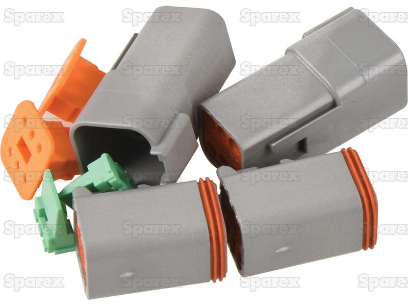 Deutsch DT Connector 6 Pole 4 pcs. (Bag)-S.153145-14434