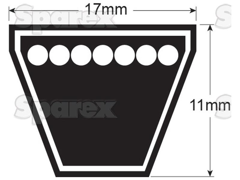 V Belt - B Section - Belt No. B83-S.18874-15106
