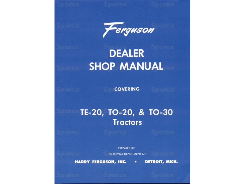 Service Manual - Massey Ferguson TE20,TO20,TO30-S.22548-15232
