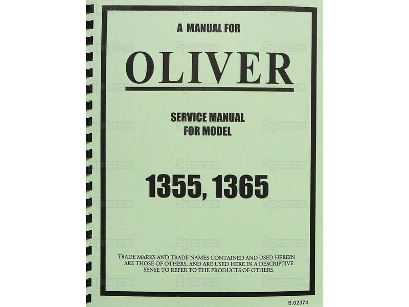 MANUAL, SERVICE, OLIVER-S.2374-15285