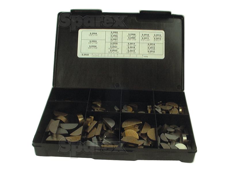 Woodruff Keys - Assorted (184 pcs. Handipak) Din 6888-S.2925-15523