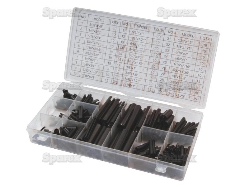 Roll Pins - 5/16'' - 1/4'', 315 pcs. (Din: 1481) Compak.-S.29888-15572
