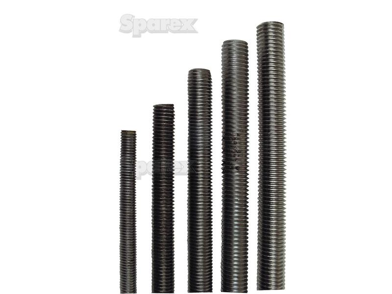 Threaded Rod, Size: Ø1/4'', Length: 3Ft, UNC Unplated.-S.3475-15667
