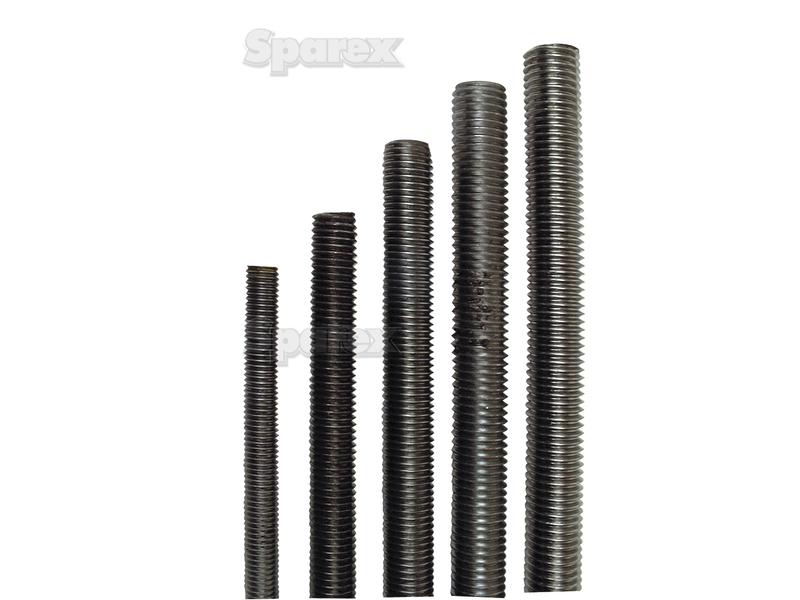 Threaded Rod, Size: Ø3/8'', Length: 3Ft, UNC Unplated.-S.3477-15669