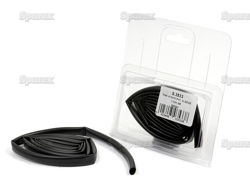 Heat Shrink Sleeve - Ø7.5-3.7mm x 1M (1 pc. Agripak)-S.3533-15756