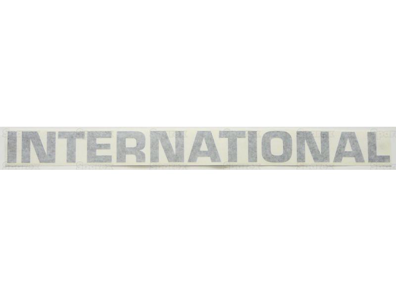 DECAL- INTERNATIONAL ( BLACK )-S.39095-15813