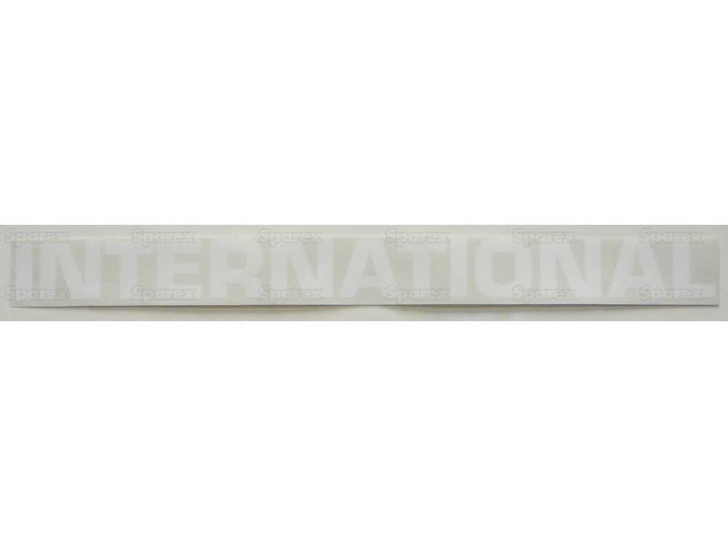 DECAL- INTERNATIONAL ( WHITE )-S.39096-15814