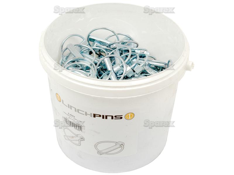Round Linch Pin, Pin Ø11mm x 47mm (150 pcs. Large Bucket)-S.4582-15923
