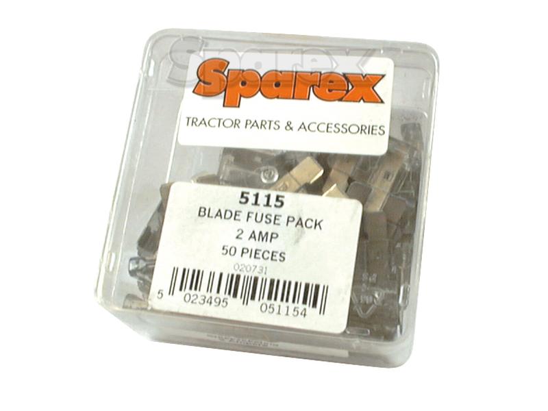 Blade Fuse 2A, 50 pcs. Agripak-S.5115-16304
