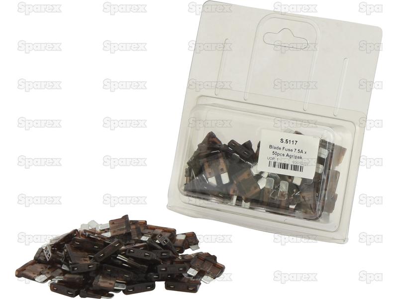 Blade Fuse 7.5A, 50 pcs. Agripak-S.5117-16308