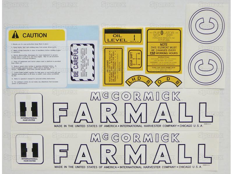 Decal - Farmall C-S.56927-16647