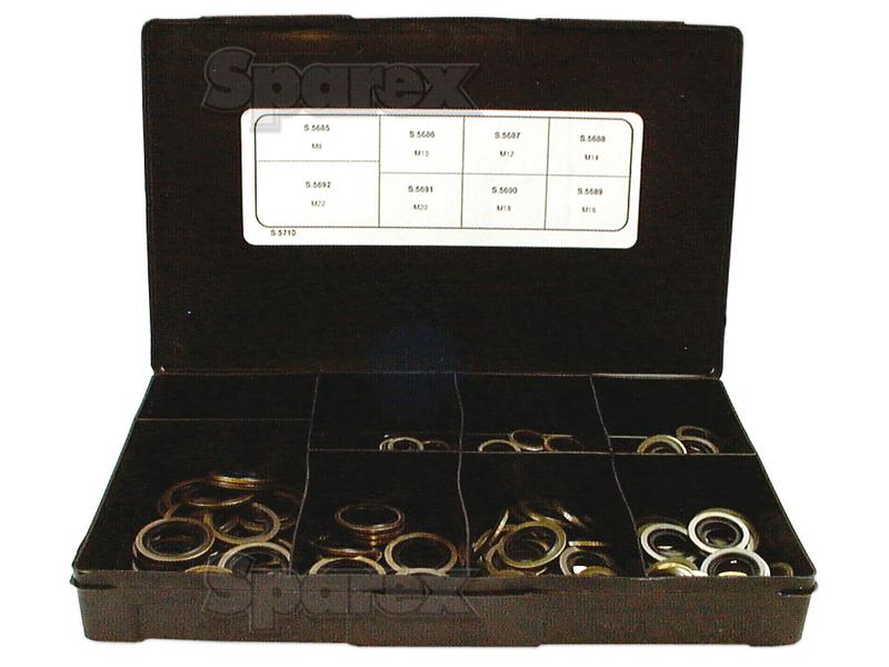 Self centering Bonded Seal 8-22mm (Handipak 145 pcs.)-S.5710-16649