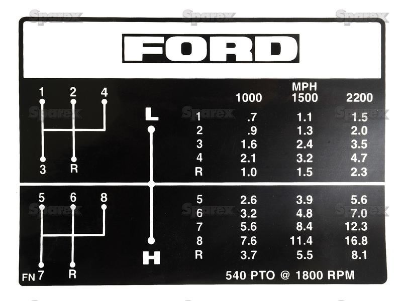 Gear Stick Decal-S.60664-7420