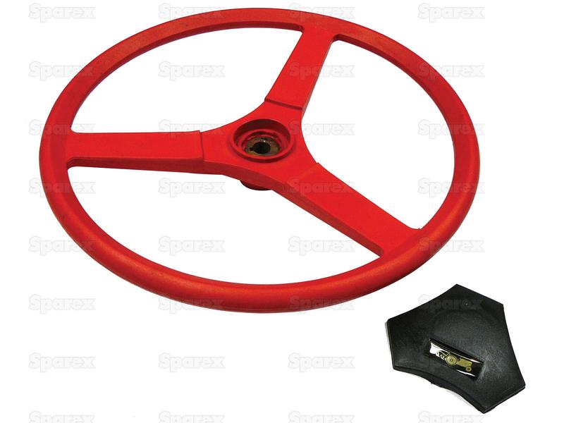 STEERING WHEEL RED-S.61096-16908