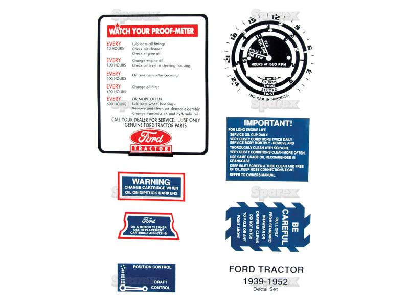 Decal - Ford / New Holland Ford Restoration-S.61440-7607