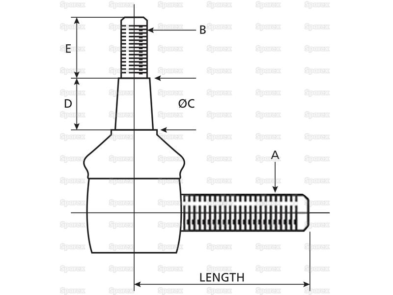 Tie Rod, Length: 106mm-S.63170-8945