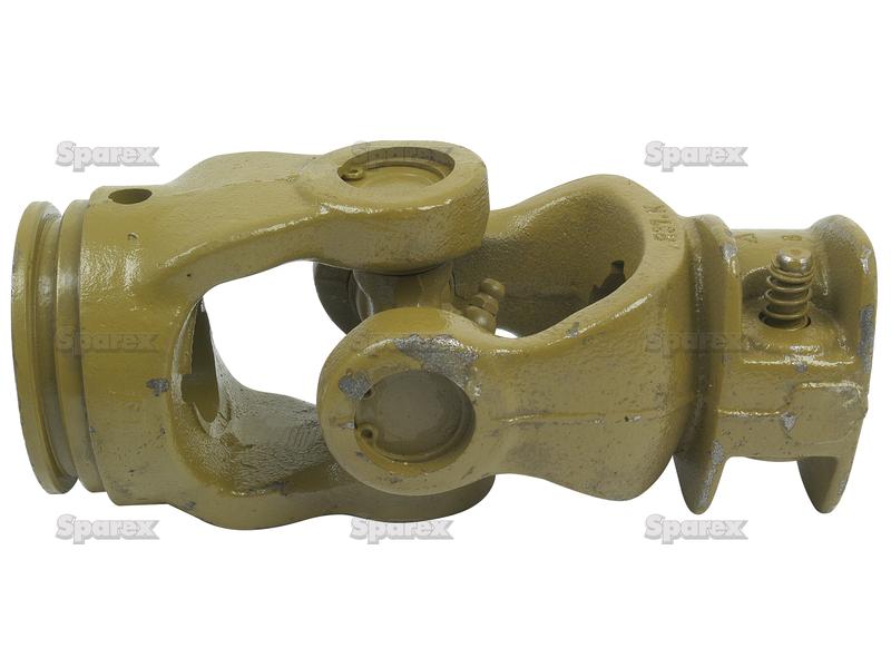 PTO Coupling (U/J Size: 30.2 x 92mm) Size: 1 3/8''-6 Spline, Profile: Lemon, Size: 49 x 39.5 x 4.5mm, Ref: 1b.-S.6425-17100