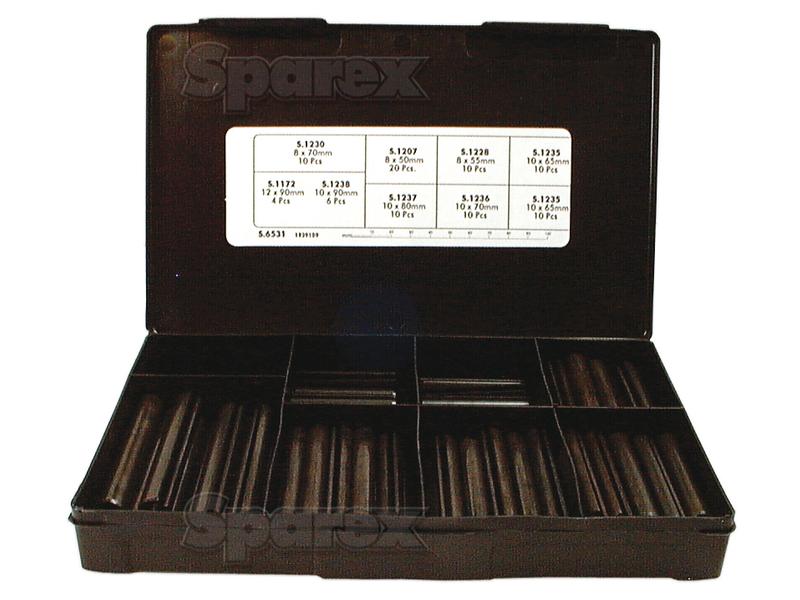 Roll Pin 1/2'' & 8 - 10mm, 90 pcs. (DinHandipak.-S.6531-17119