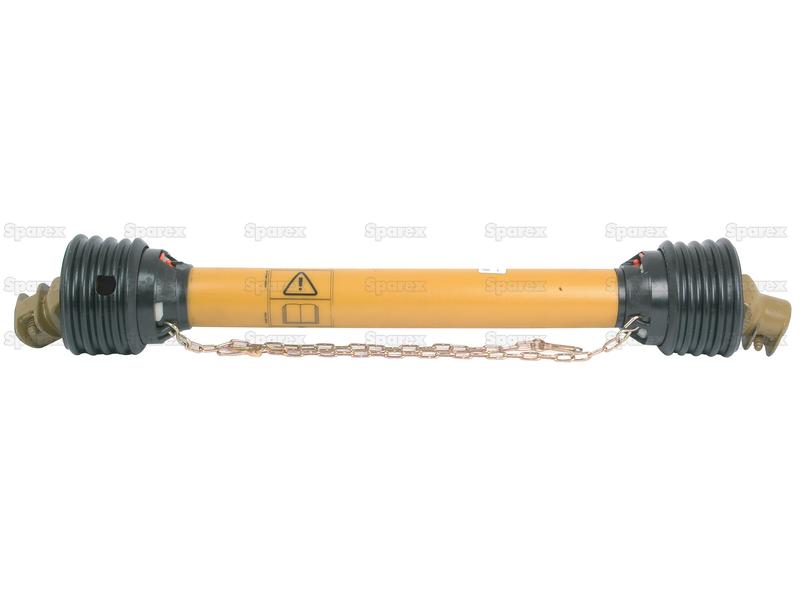 Complete PTO Shaft - (Lz) Length: 500mm, 1 3/8'' x 6 Spline Q.R. to 1 3/8'' x 6 Spline Q.R.-S.6610-17149
