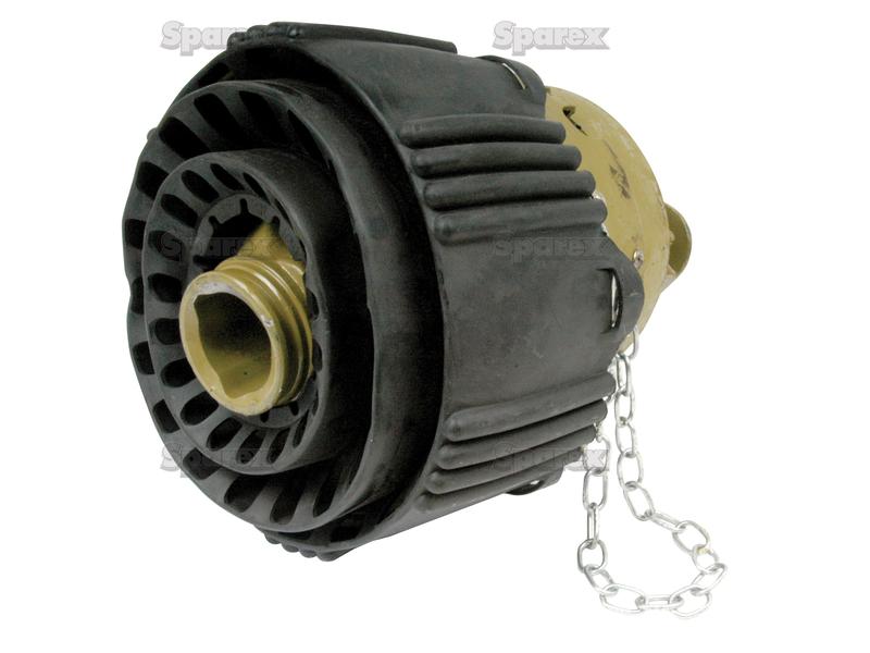 PTO Wide Angle Joint (U/J Size: 27 x 75 & 24 x 91mm) Size: 1 3/8''-6 Spline, Profile: Triangle, Ref: 12516.-S.6646-17155