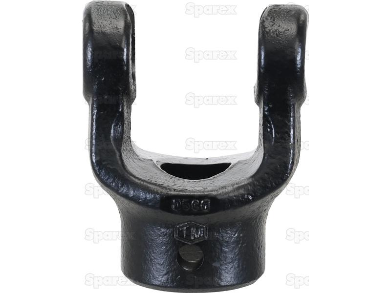 PTO Yoke - Pinhole Yoke (U/J Size: 32 x 76mm) Bore Ø35mm, Pin Ø: 13mm.-S.6724-17242