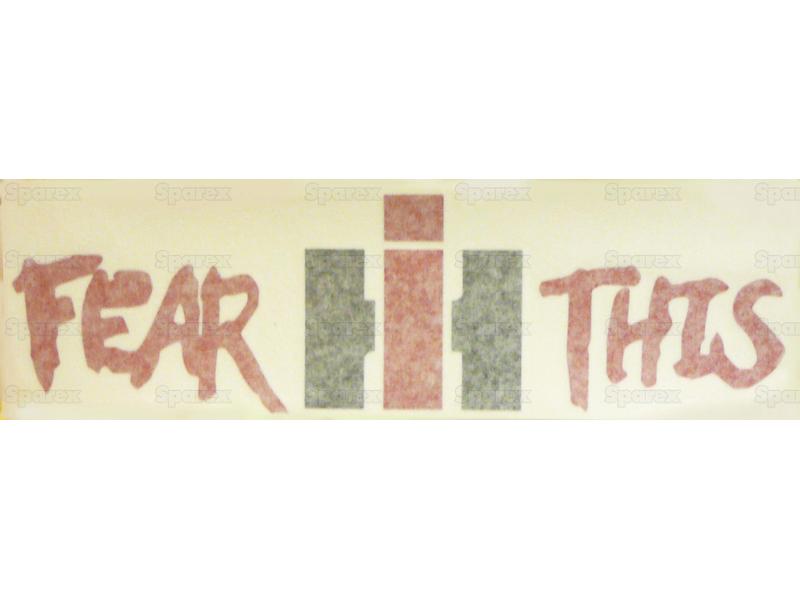 Decal - 'FEAR THIS' - IH-S.67826-17271