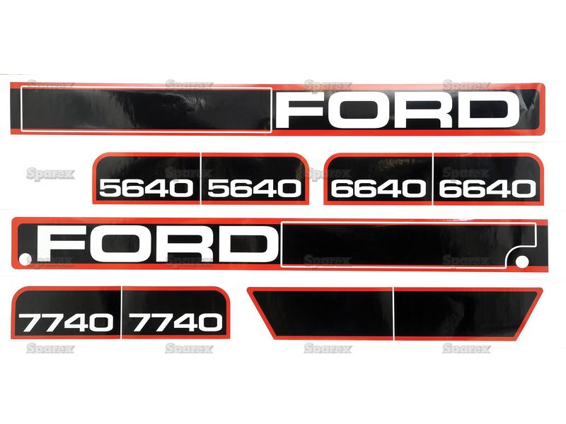 Decal - Ford / New Holland 5640 6640, 7740-S.68246-10624