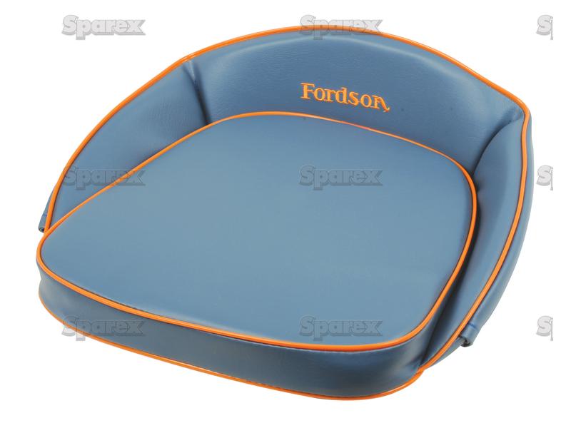 Seat Cushion - Blue with Orange Trim-S.68412-17334