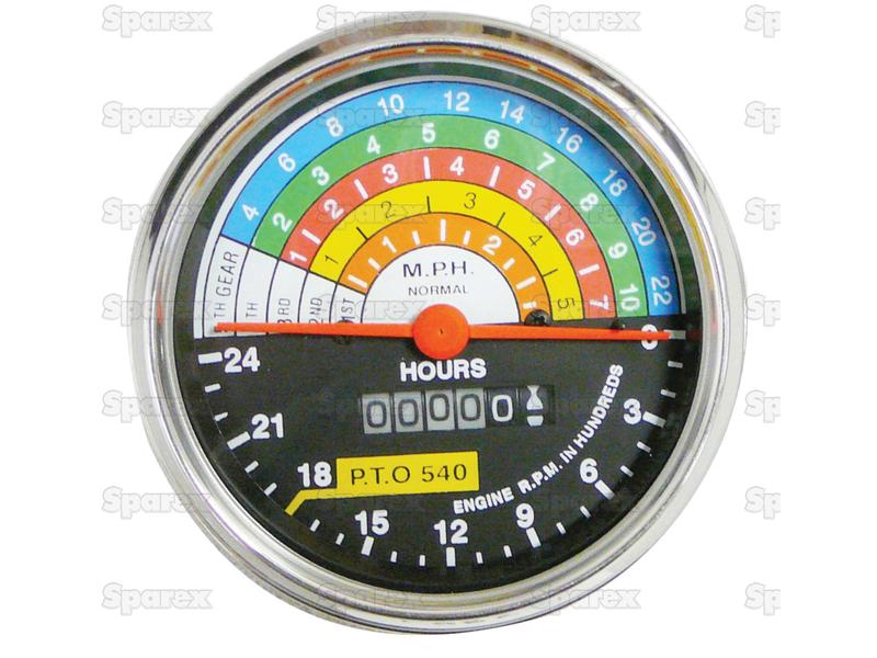 GAUGE, TRACTORMETER, 383093R91-S.68882-10724